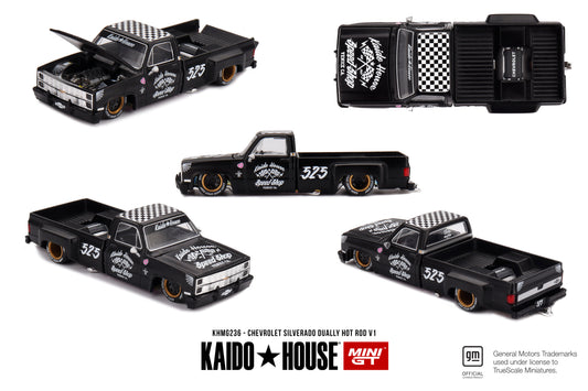 Mini GT x Kaido House 1/64 - Chevrolet Silverado Dually Hot Rod V1