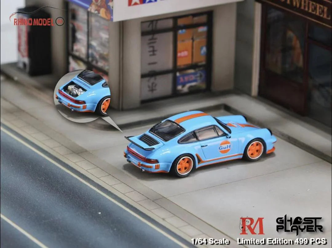 Hobby Fans x Ghost Player 1/64 - Porsche 930 Singer Gulf