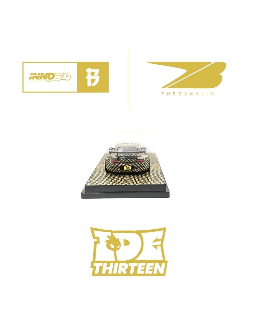 Inno64 1/64 - Porsche RWB 997 Black Crow Customs x Bakajin Indonesian Diecast Expo 2026 Event Edition