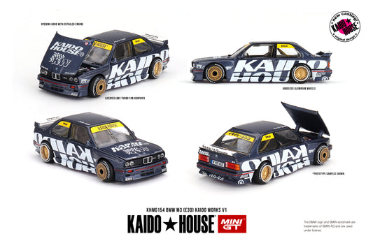 Mini GT x Kaido House 1/64 - BMW M3 (E30) Kaido Works V1