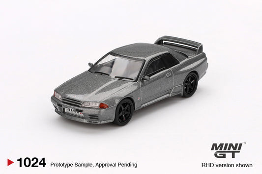 Mini GT 1/64 - Nissan Skyline GT-R (NISMO BNR32 CRS Version) Dark Metal Gray