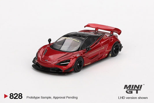 PRE-ORDER Mini GT 1/64 - McLaren 720S LB★Works Gem Red