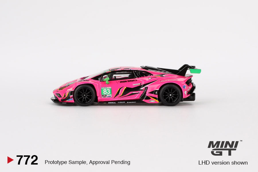 Mini GT 1/64 - Lamborghini Huracán GT3 EVO2 #83 Iron Dames 2023 IMSA Daytona 24 Hrs