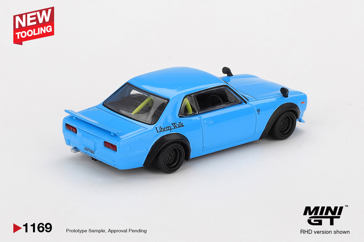 Mini GT 1/64 - Nissan LB★Works HAKOSUKA Baby Blue