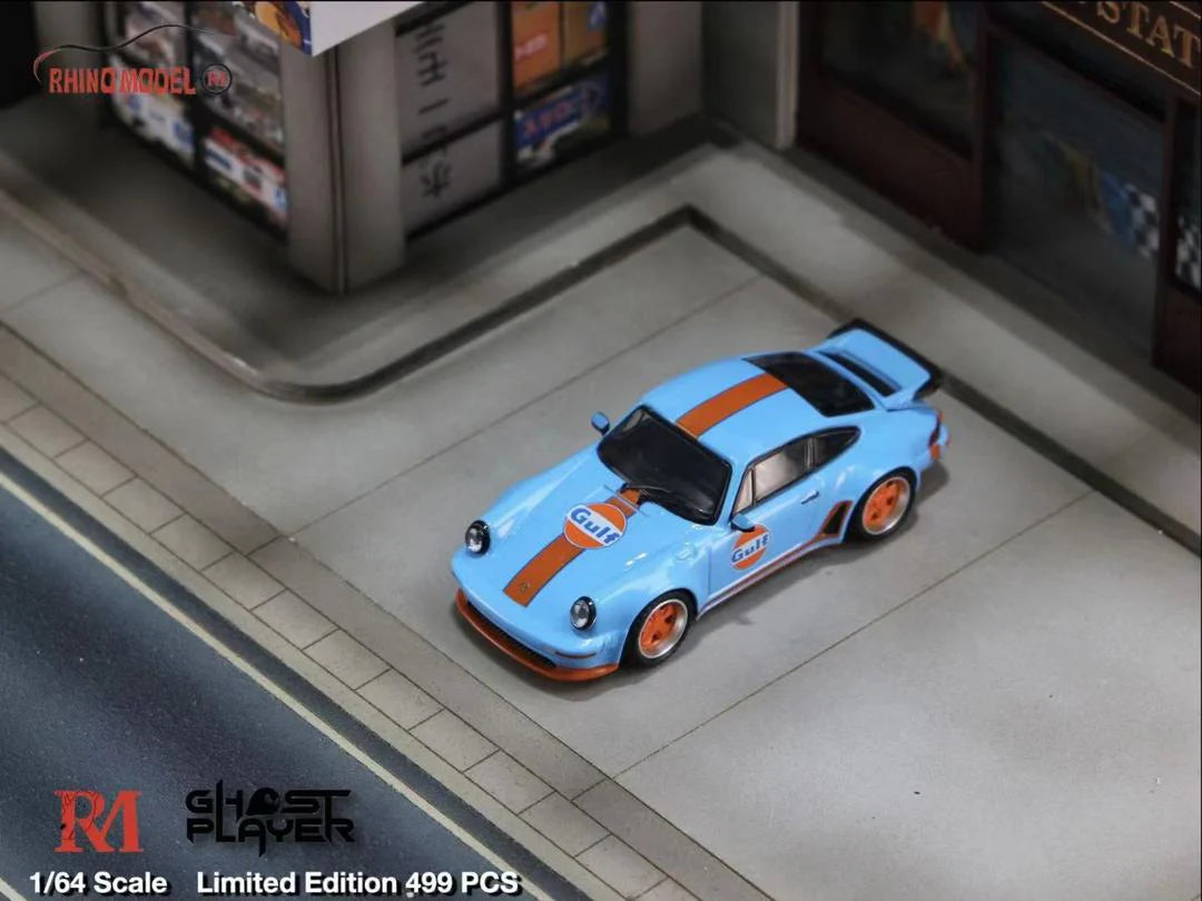 Hobby Fans x Ghost Player 1/64 - Porsche 930 Singer Gulf