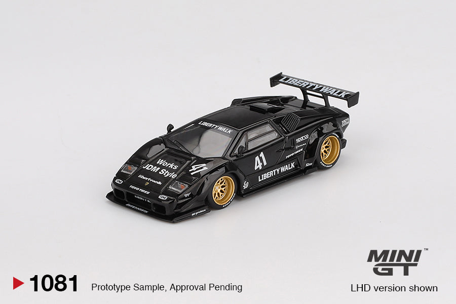 Mini GT 1/64 - Lamborghini Countach LB-WORKS Black