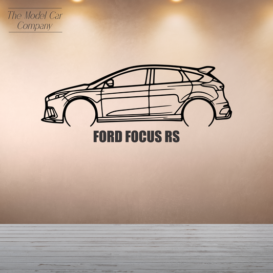 Wall Art Silhouette - Ford Focus RS