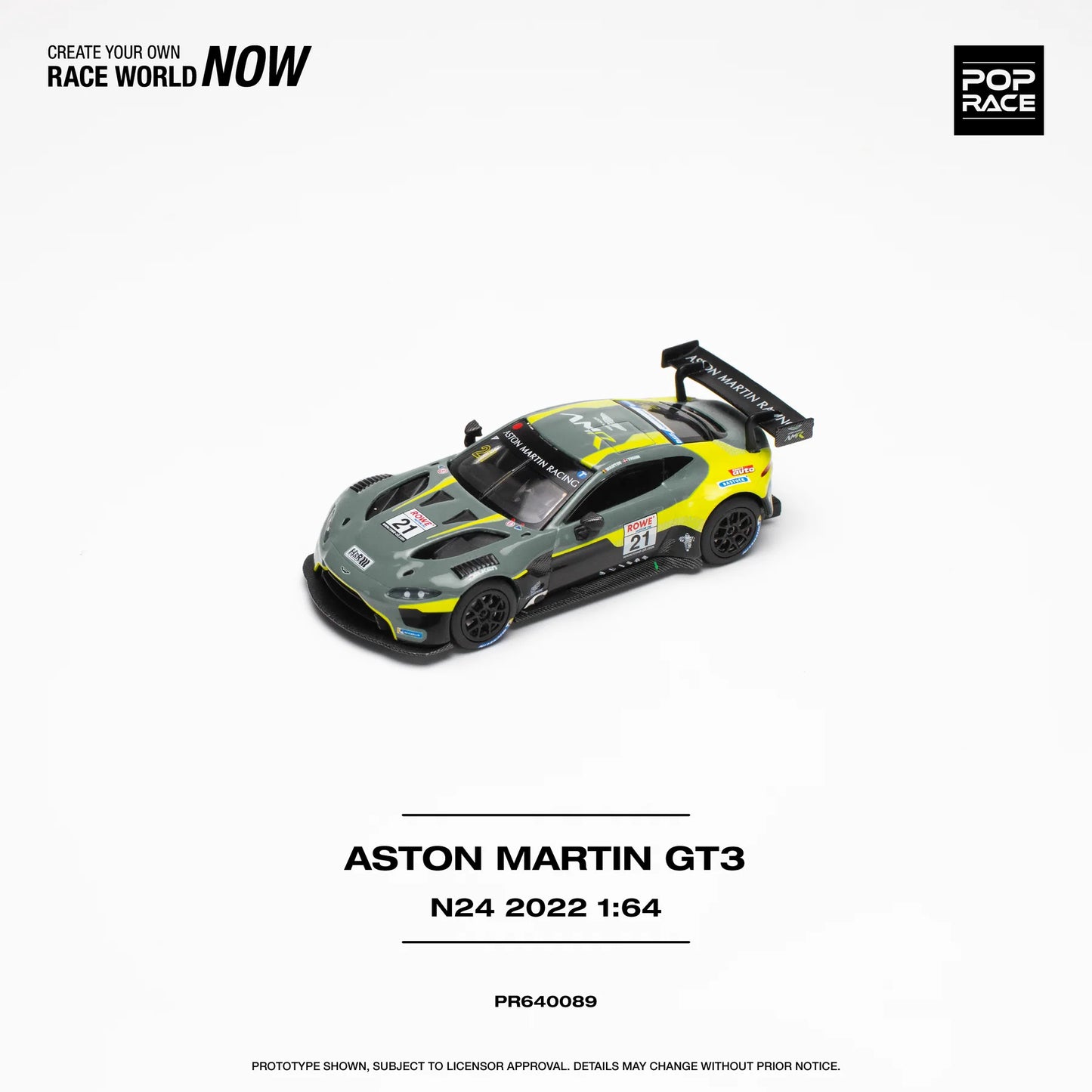 Pop Race 1/64 - Aston Martin GT3