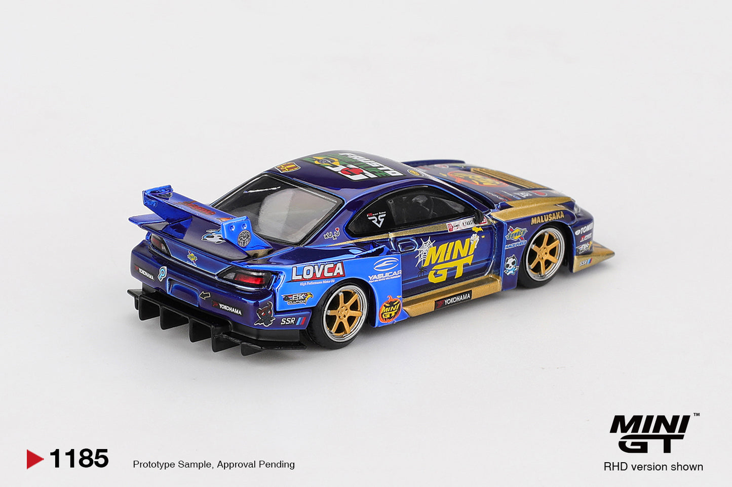 Mini GT 1/64 - Nissan LB-Super Silhouette S15 SILVIA #555 Team MINI GT Liberty Walk 2025 Formula Drift Halloween Special (BOX)