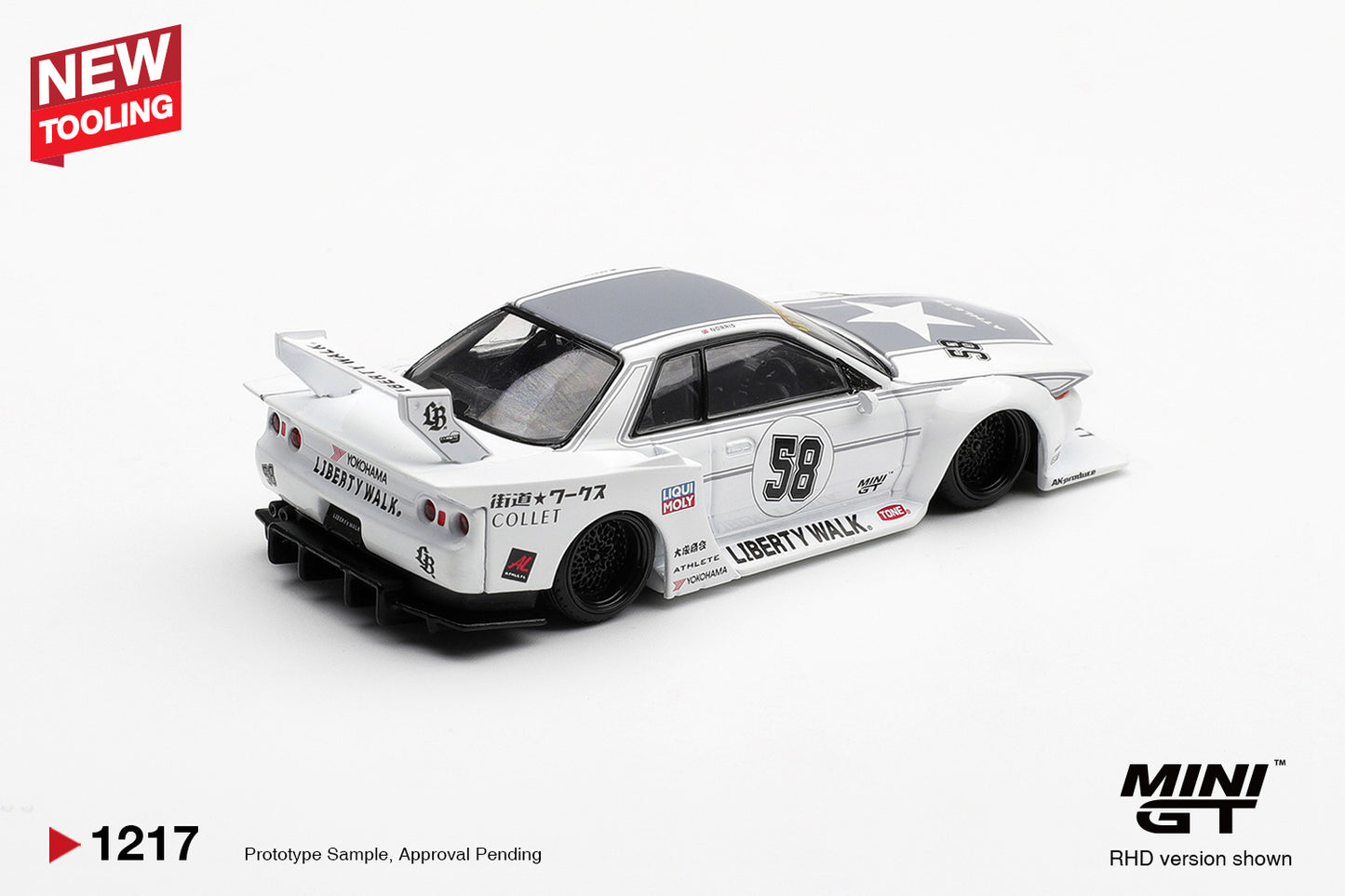 Mini GT 1/64 - Nissan Skyline GT-R (R32) Kaido Works TAS 2025
