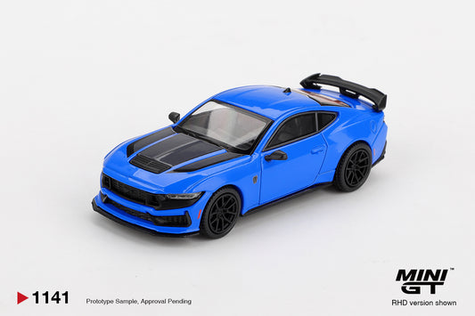 Mini GT 1/64 - Ford Mustang Dark Horse 2024 Grabber Blue