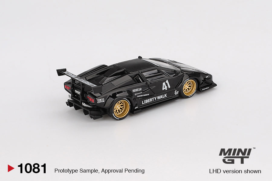 Mini GT 1/64 - Lamborghini Countach LB-WORKS Black