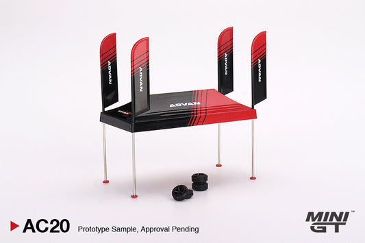 Mini GT 1/64 - Paddock Service Tent Set - ADVAN