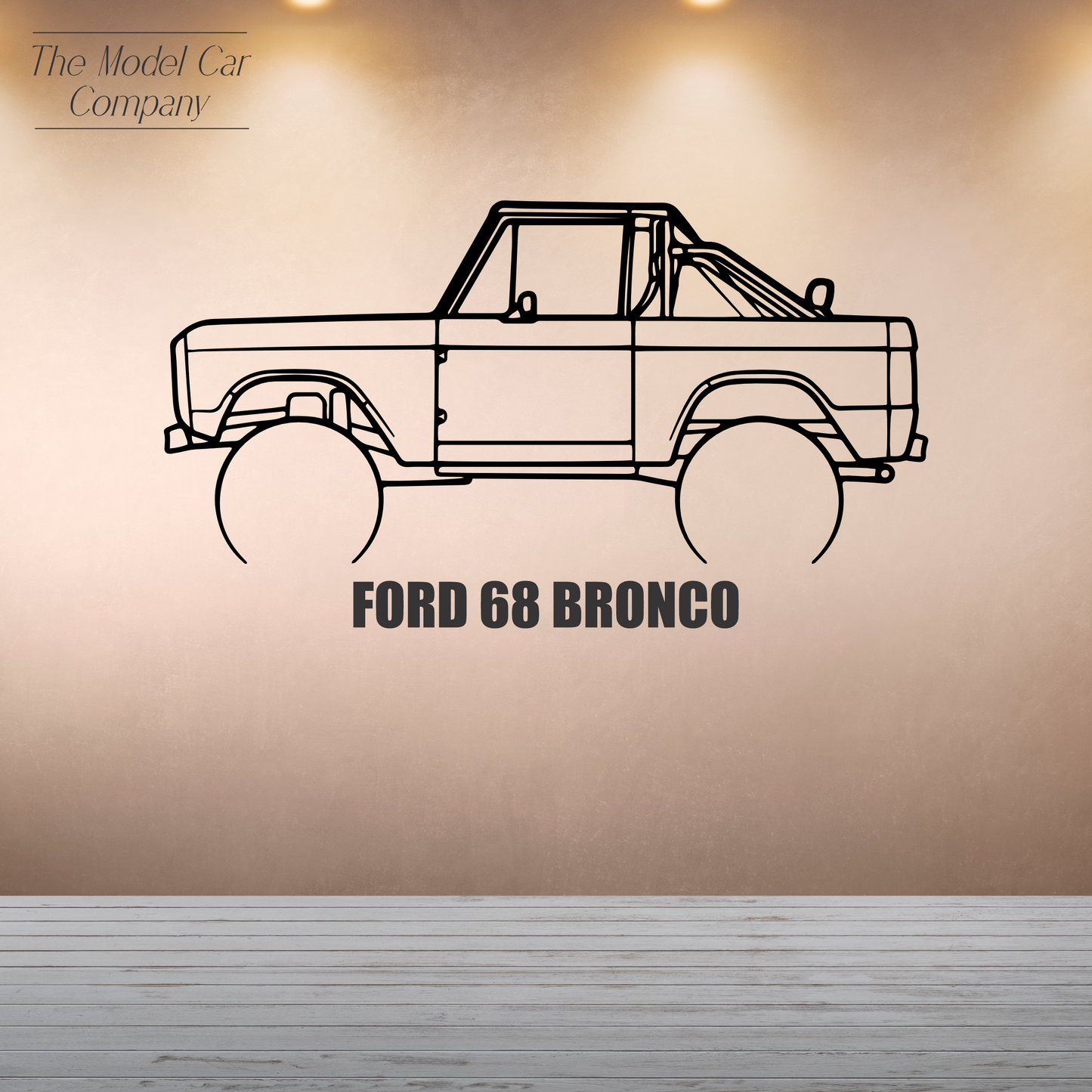 Wall Art Silhouette - Ford 68 Bronco