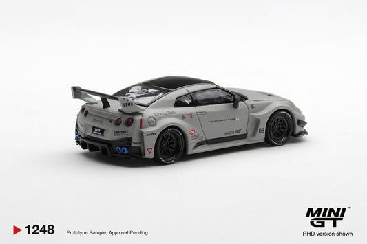 Mini GT 1/64 - NISSAN LB-Silhouette WORKS GT 35GT-RR Ver.1 Matt Grey Blister Pack