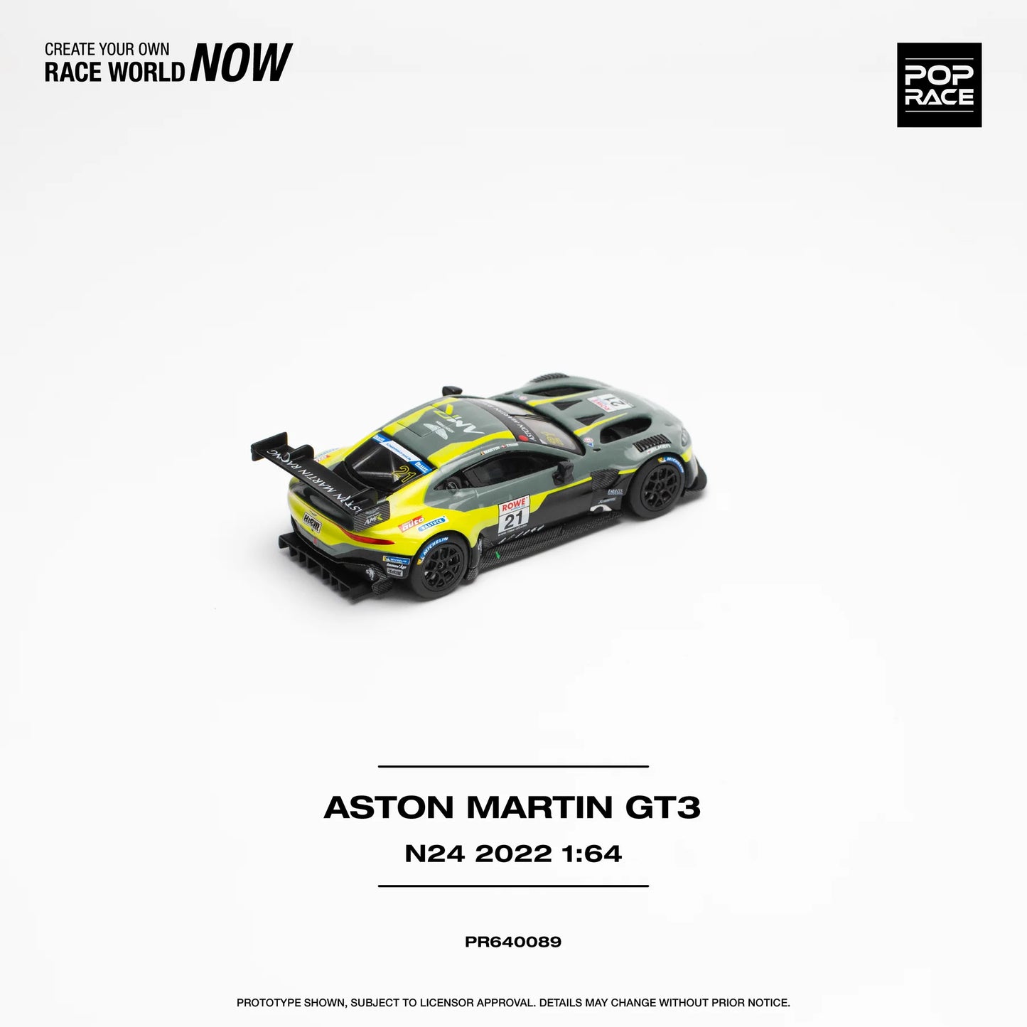 Pop Race 1/64 - Aston Martin GT3