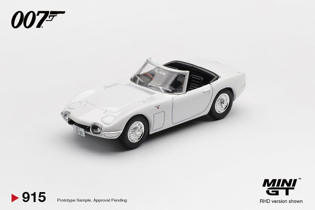 Mini GT 1/64 - Toyota 2000GT Roadster "You Only Live Twice" Blister Pack