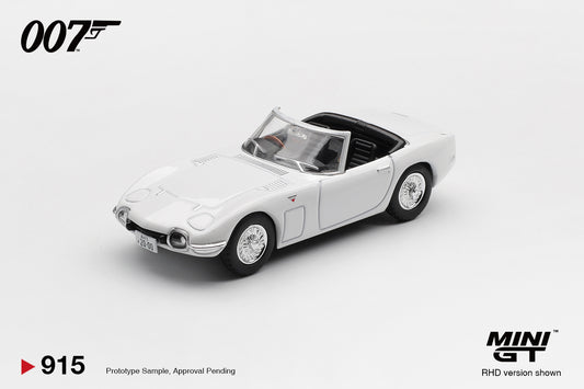 Mini GT 1/64 - Toyota 2000GT Roadster "You Only Live Twice" Blister Pack