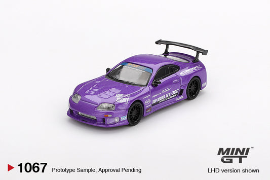 Mini GT 1/64 - Toyota Supra (A80) Top Secret GT-300 Top Secret Purple