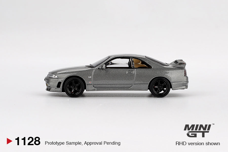 Mini GT 1/64 - NISSAN Skyline GT-R Dark Metal Gray (NISMO BCNR33 CRS Version)