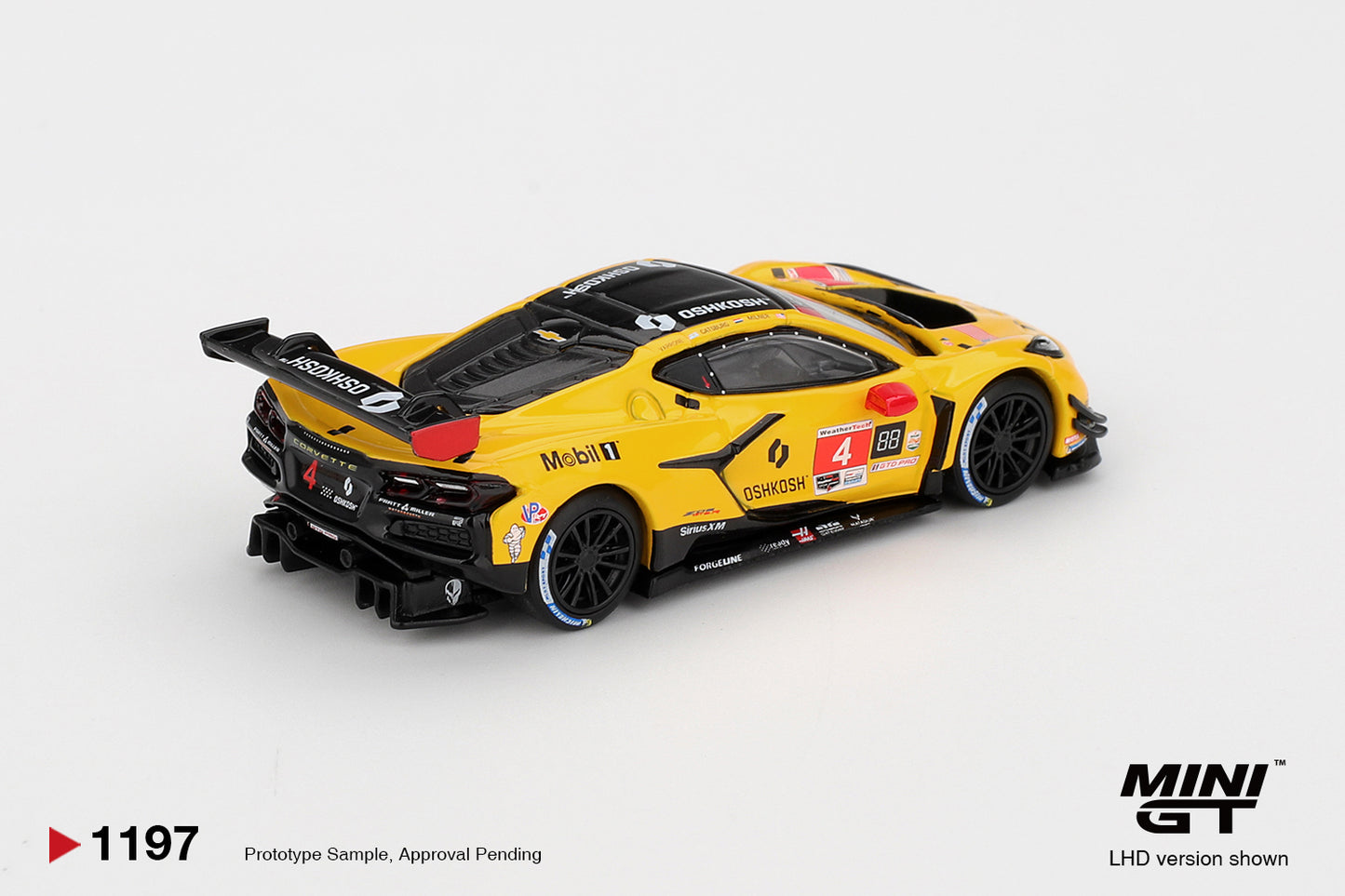 Mini GT 1/64 - Chevrolet Corvette Z06 GT3.R #4 Corvette Racing by Pratt Miller Motorsports 2025 IMSA Daytona 24 Hrs