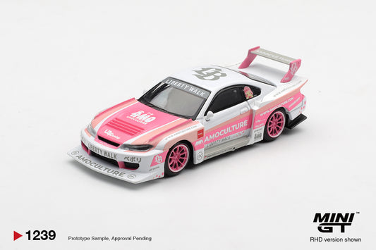 Mini GT 1/64 - Nissan SILVIA (S15) LB-Super Silhouette AMOCULTURE