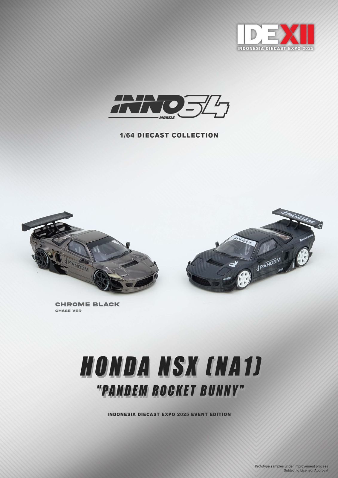 Inno64 1/64 - Honda NSX (NA1) "Pandem Rocket Bunny" Indonesia Diecast Expo 2025 Event Edition