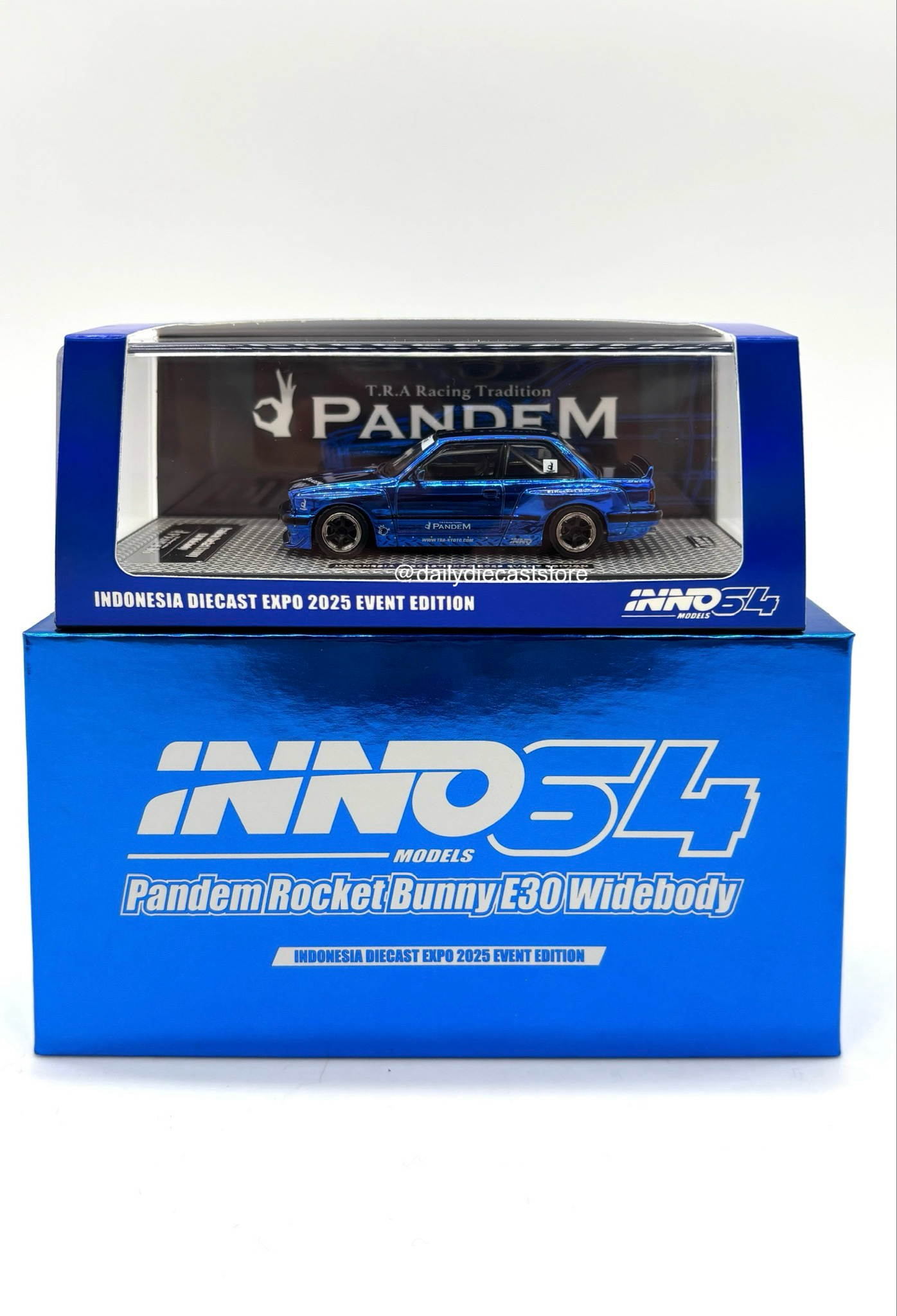 Inno64 1/64 - BMW E30 Widebody "Pandem Rocket Bunny" Indonesia Diecast Expo 2025 Event Edition