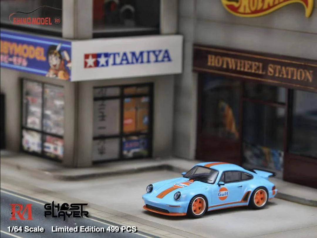 Hobby Fans x Ghost Player 1/64 - Porsche 930 Singer Gulf