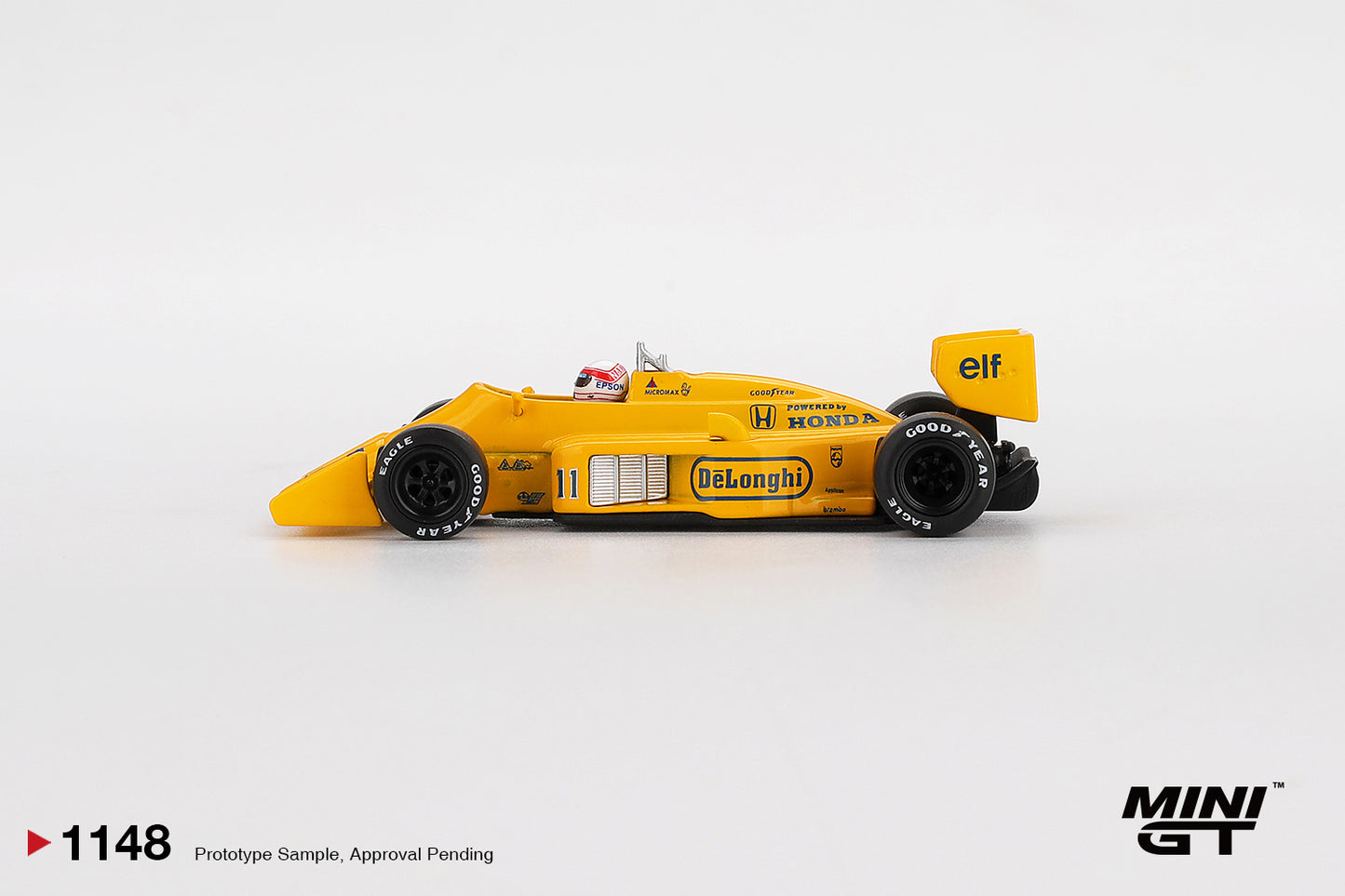 Mini GT 1/64 - Lotus 99T #11 Satoru Nakajima 1987 Monaco Grand Prix