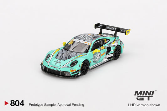 Mini GT 1/64 - Porsche 911 GT3 R #28 HubAuto Racing 2023 FIA GT World Cup 70th Macau Grand Prix