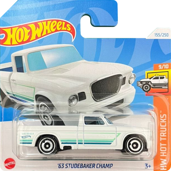 Hot Wheels 1/64 Studebaker Champ 1963 - Édition Pop Culture Fuel Valvoline - Boîte Fermée - Neuf - Pour Collection