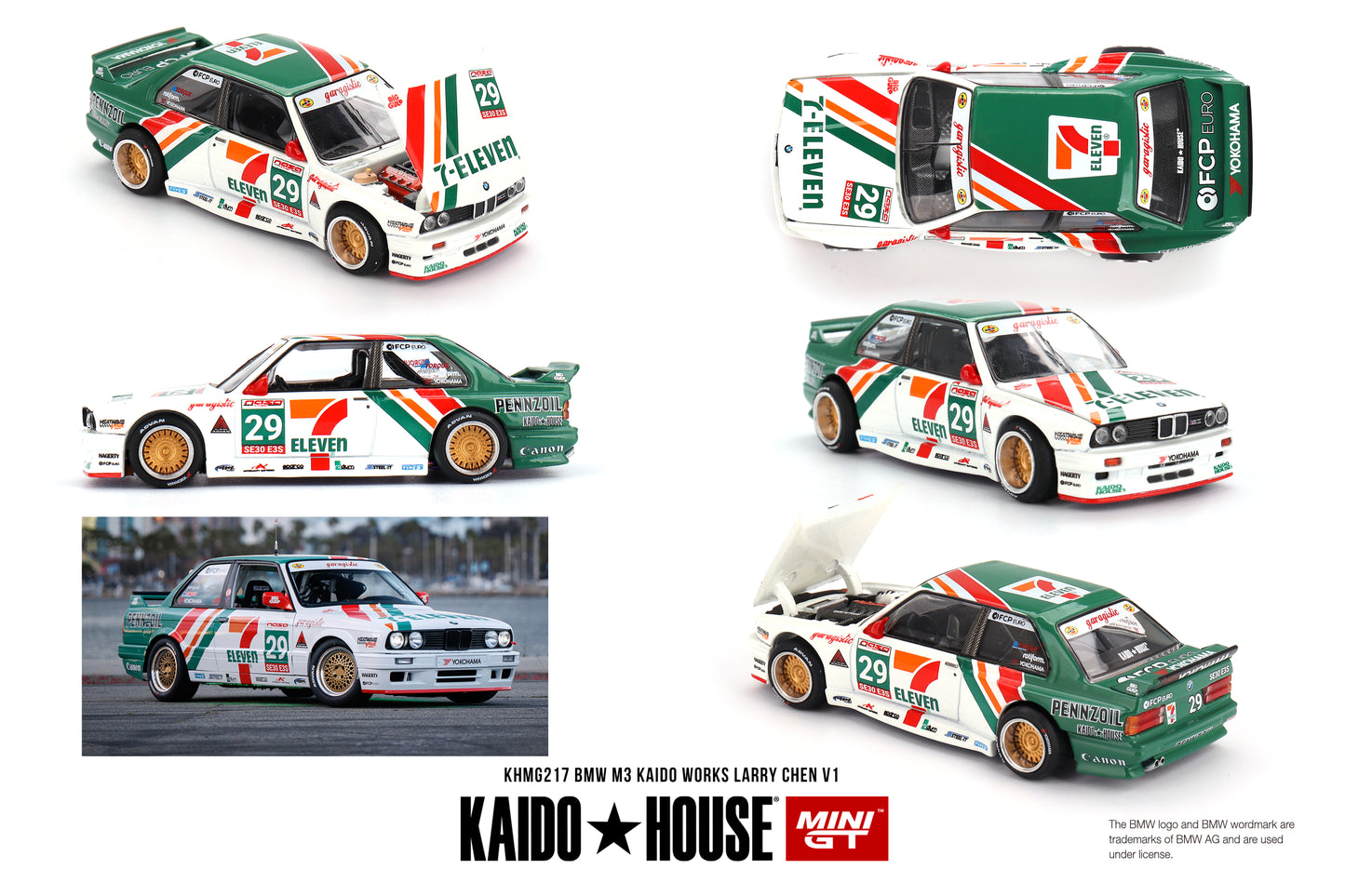 Mini GT x Kaido House 1/64 - BMW M3 KAIDO WORKS LARRY CHEN V1