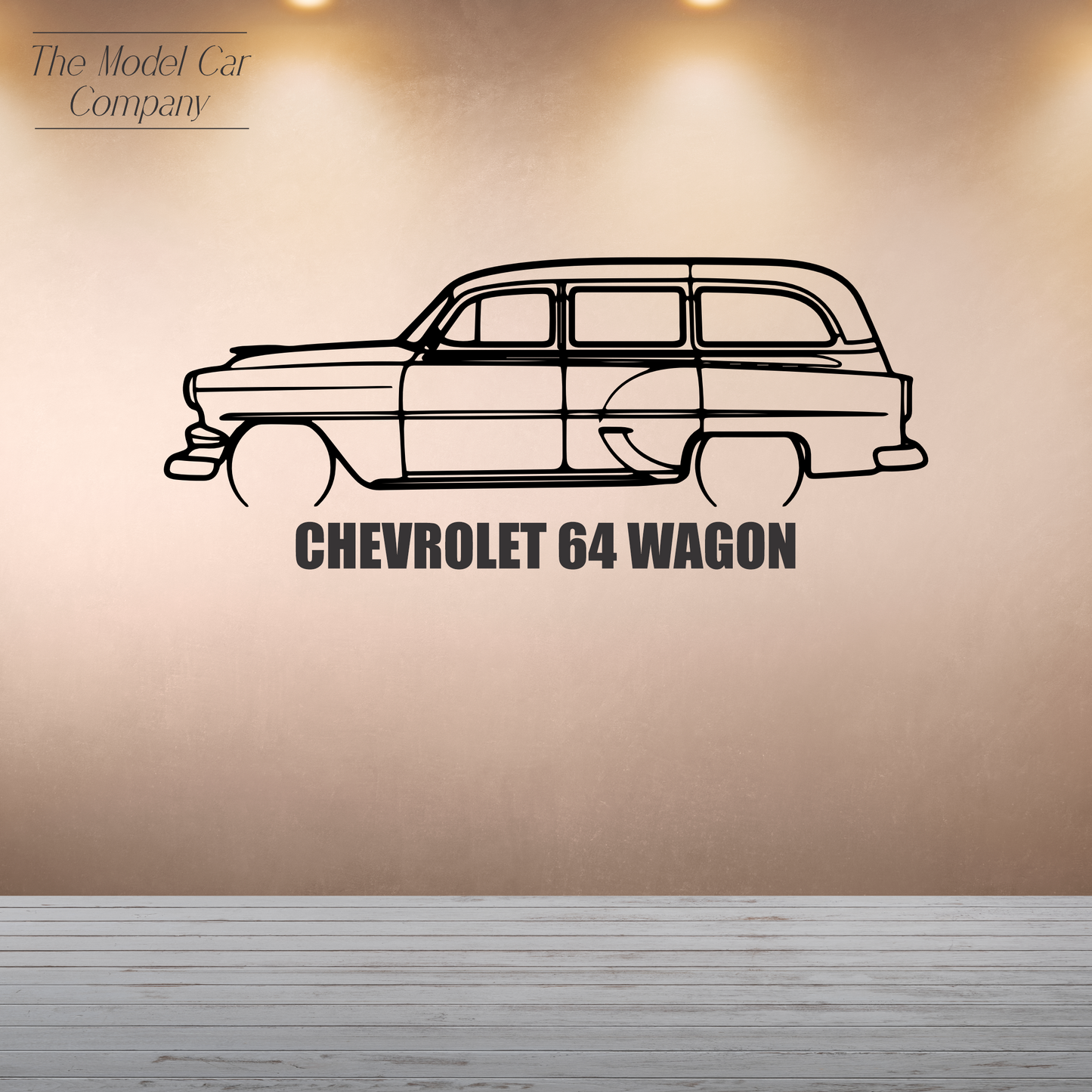 Wall Art Silhouette - Chevrolet 64 Wagon