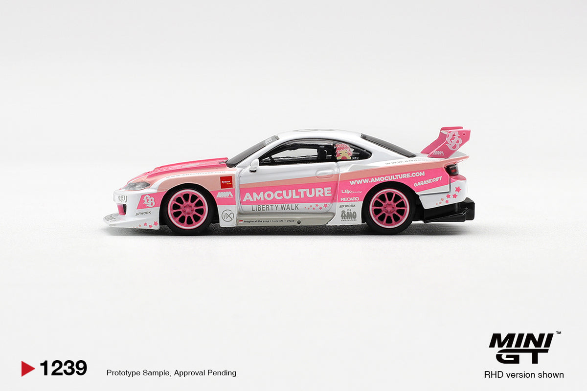 Mini GT 1/64 - Nissan SILVIA (S15) LB-Super Silhouette AMOCULTURE