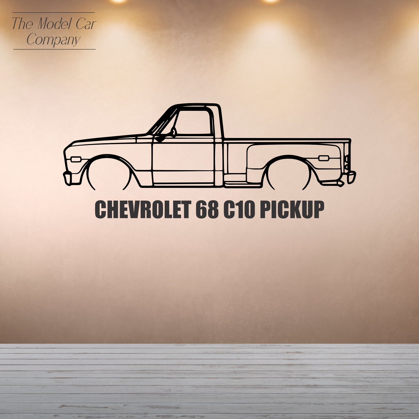 Wall Art Silhouette - 68 C10 Pickup