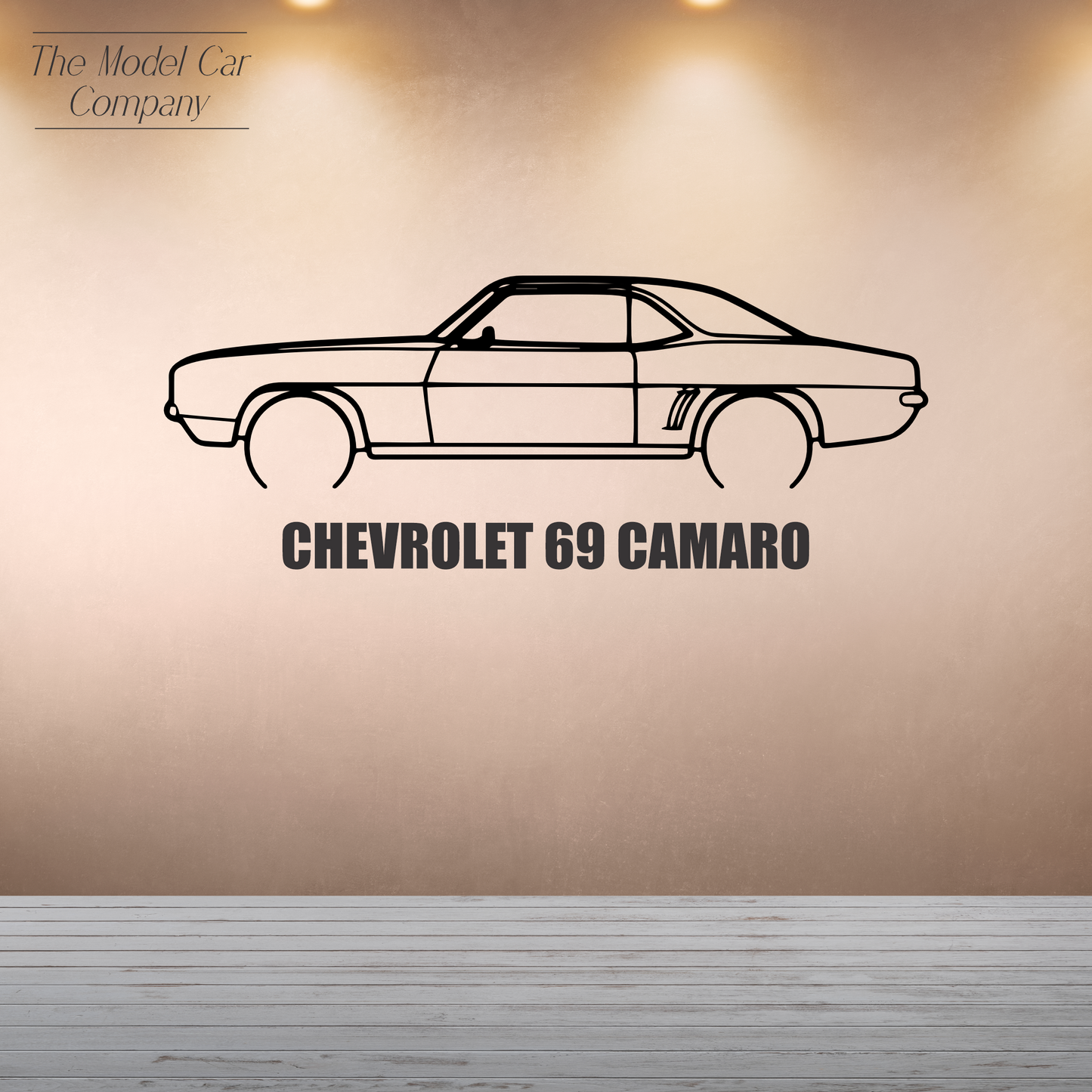 Wall Art Silhouette - Chevrolet 69 Camaro