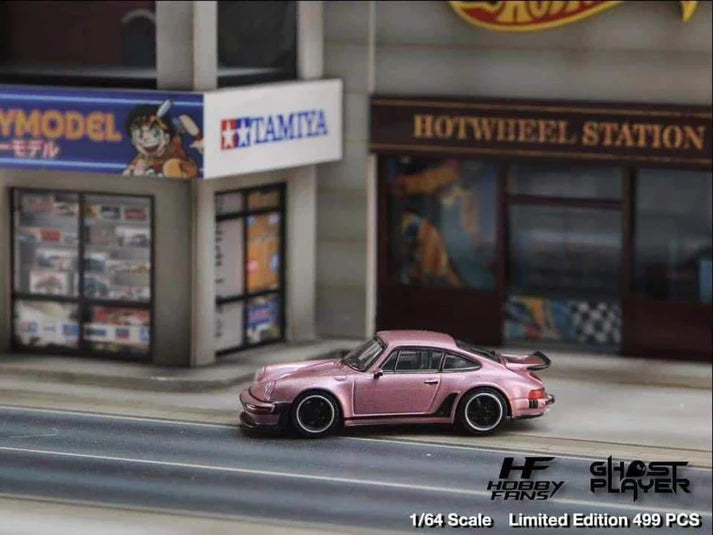 Hobby Fans x Ghost Player 1/64 - Porsche 930 Singer Pink