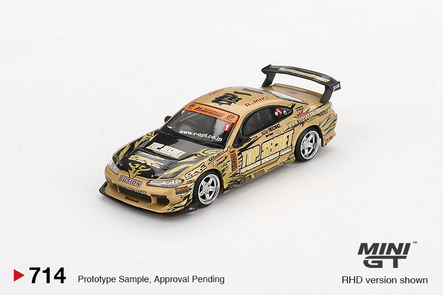 Mini GT 1/64 - Nissan Silvia (S15) Top Secret D1GP