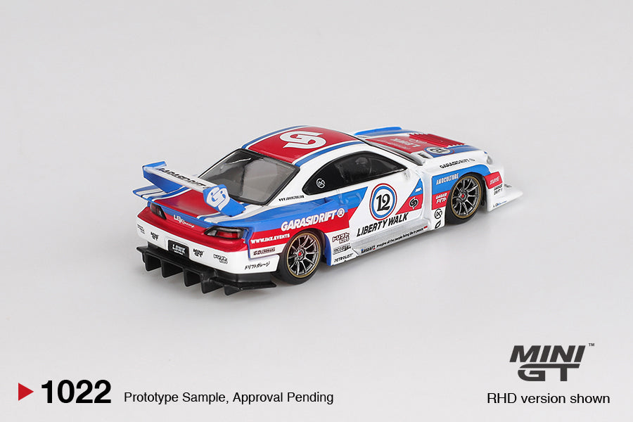 Mini GT 1/64 - Nissan LB-Super Silhouette S15 SILVIA GARASIDRIFT x LBWK 2025