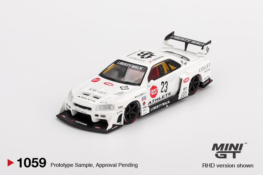 Mini GT 1/64 - Nissan LB-ER34 Super Silhouette ATHLETE/COLLET