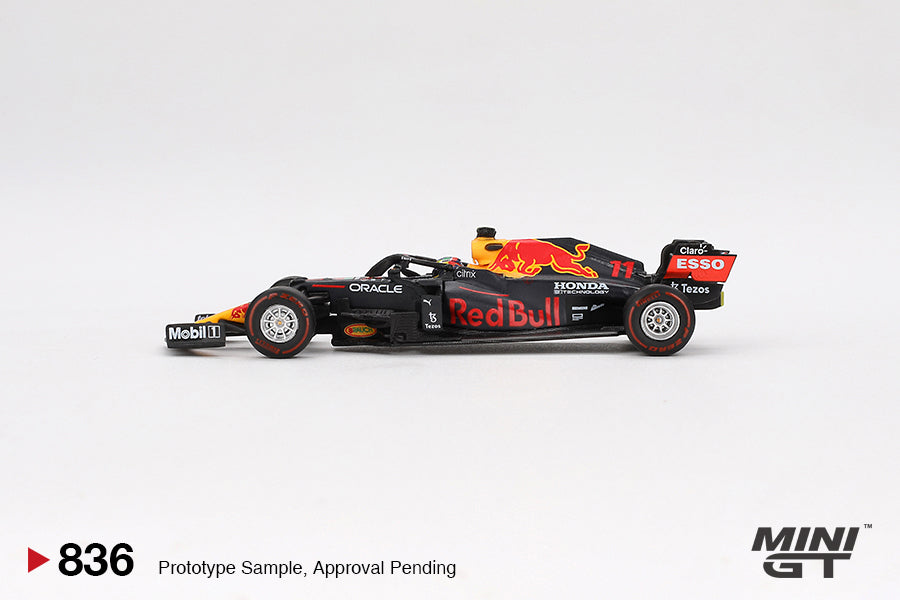Mini GT 1/64 - Red Bull RB16B #11 Sergio Pérez 2021 Azerbaijan Grand Prix Winner