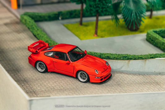 Tarmac Works 1/64 - Porsche 993 Remastered by Gunther Werks Red