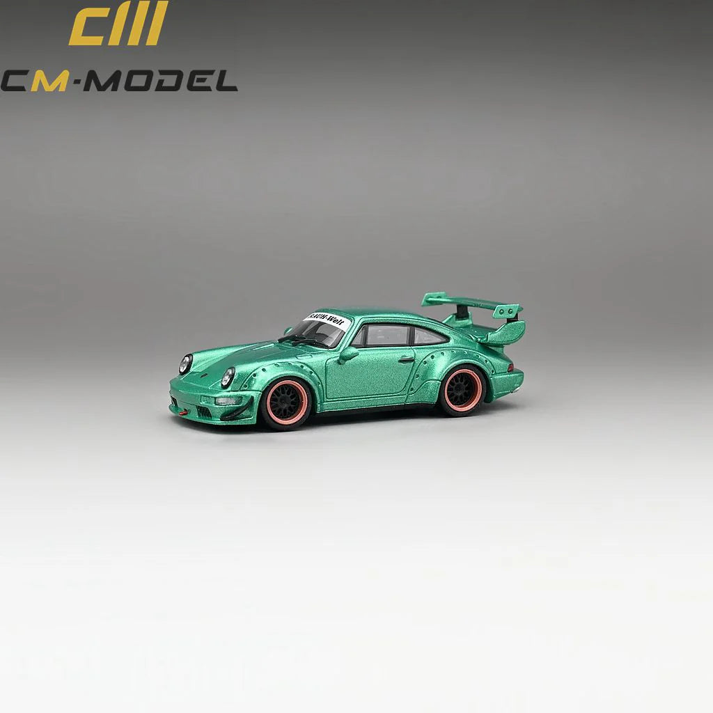 CM Model 1/64 - Porsche RWB 964 Wide Body Metallic Green