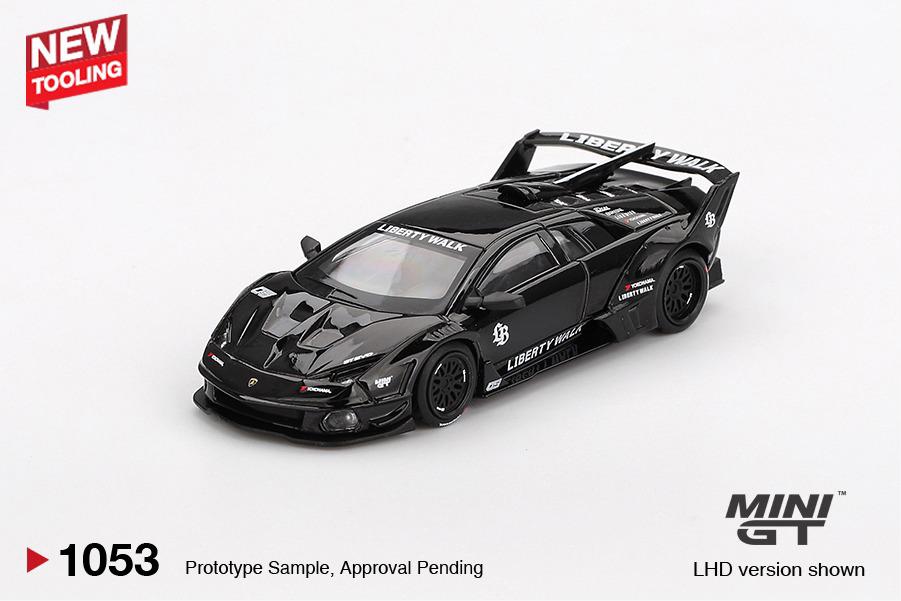 Mini GT 1/64 - Lamborghini LB-Silhouette WORKS MURCIELAGO GT Evo Black
