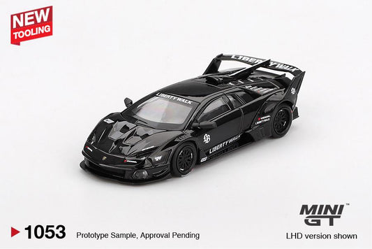 Mini GT 1/64 - Lamborghini LB-Silhouette WORKS MURCIELAGO GT Evo Black