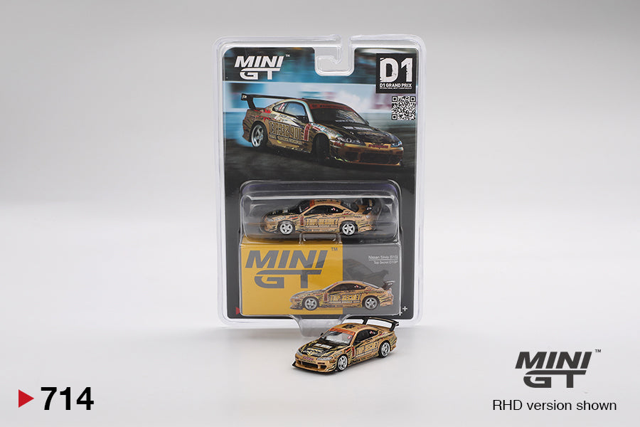 Mini GT 1/64 - Nissan Silvia (S15) Top Secret D1GP