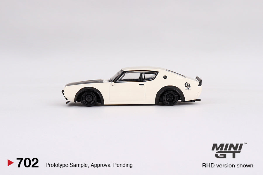 Mini GT 1/64 - Nissan Skyline Kenmeri Liberty Walk White