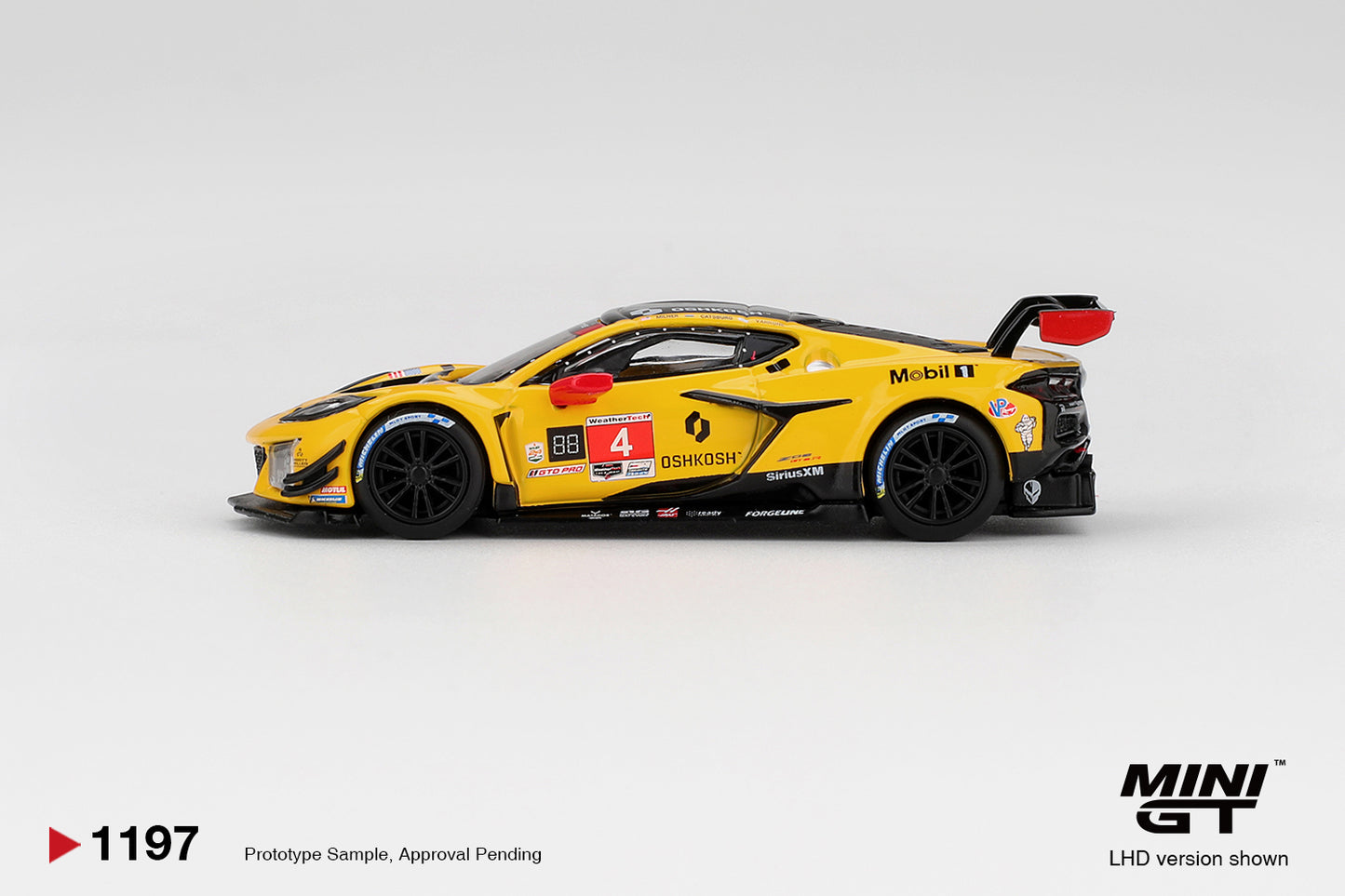 Mini GT 1/64 - Chevrolet Corvette Z06 GT3.R #4 Corvette Racing by Pratt Miller Motorsports 2025 IMSA Daytona 24 Hrs