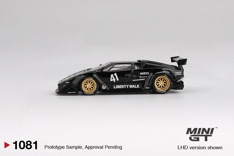 Mini GT 1/64 - Lamborghini Countach LB-WORKS Black